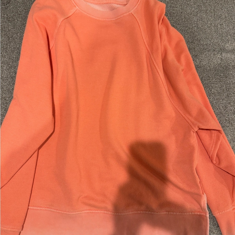 Aerie Coral Long Sleeve Sweatshirt